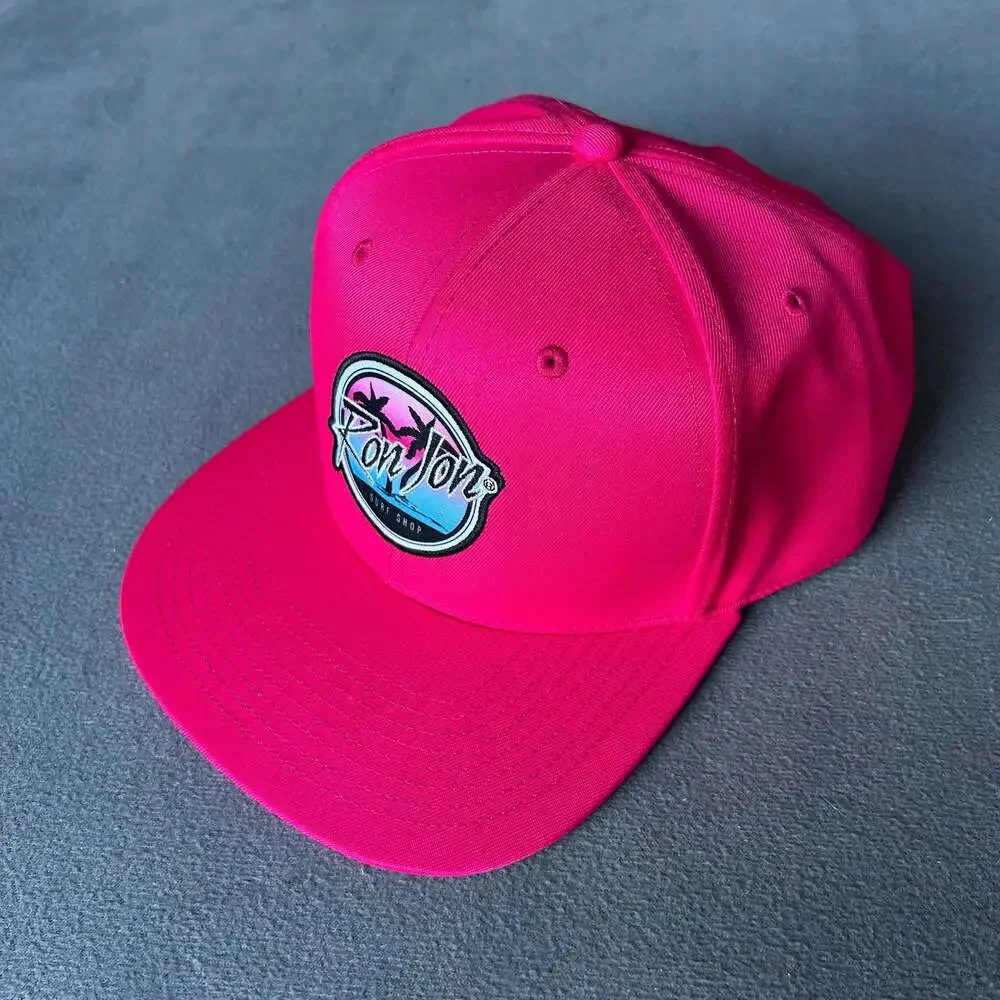 Ron Jon Surf Shop Neon Pink 6-Panel Snapback Hat